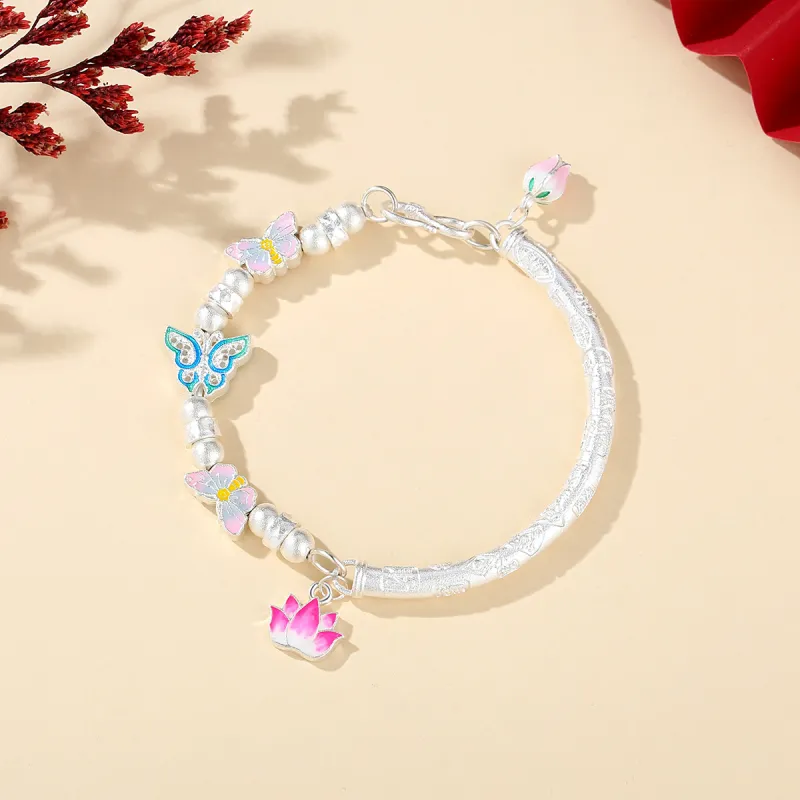 WINY 999 Fine Silver Bangles Women's-2