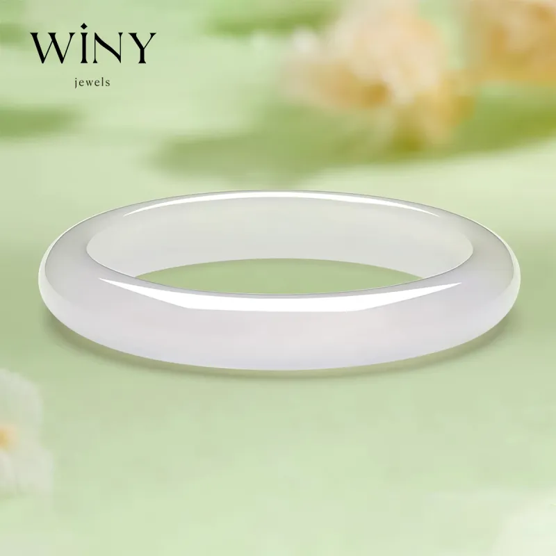 WINY Chalcedony Jade Bangles Women's-1