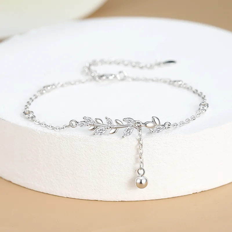 WINY 925 Sterling Silver Bracelets Women's Silver-10