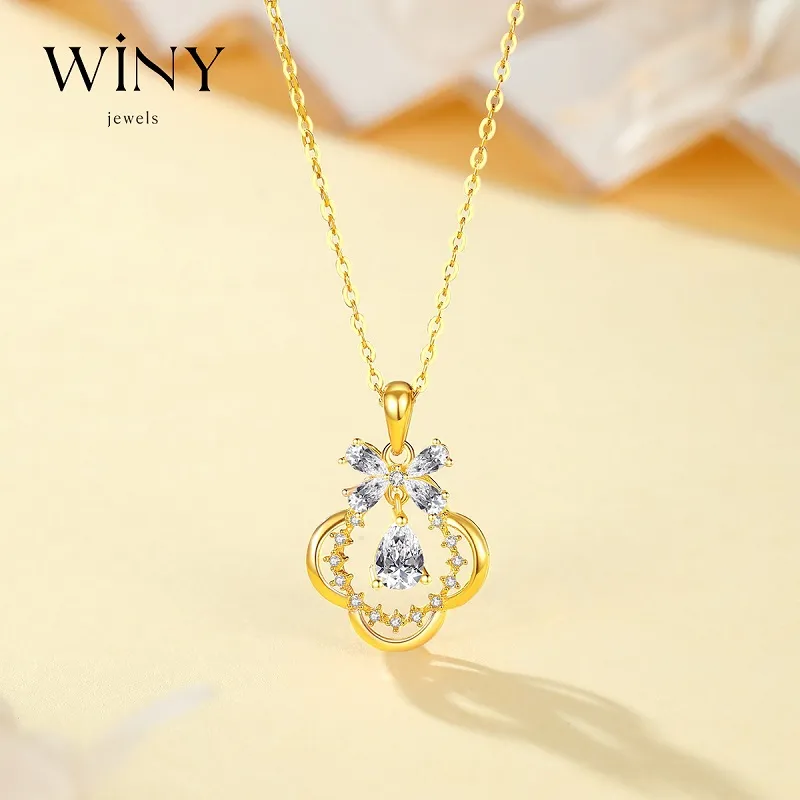 WINY 925 Sterling Silver Necklaces Women's-2
