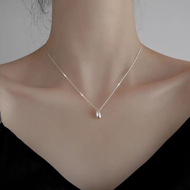 WINY 925 Sterling Silver Necklaces Women's Silver-3
