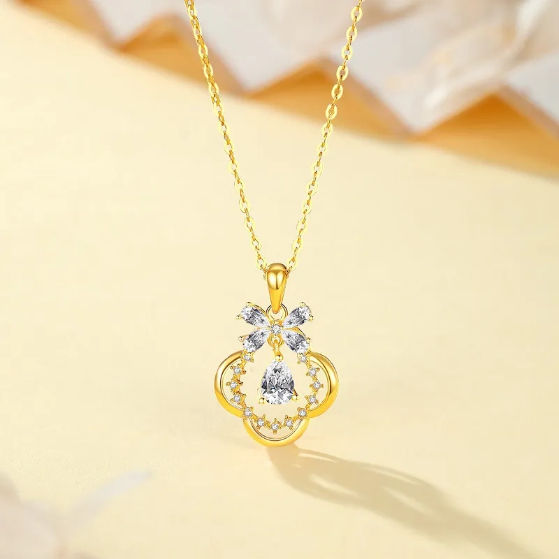 WINY 925 Sterling Silver Necklaces Women's-1