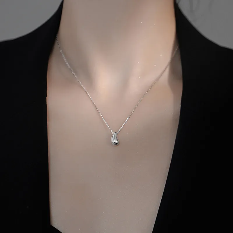 WINY 925 Sterling Silver Necklaces Women's Silver-1