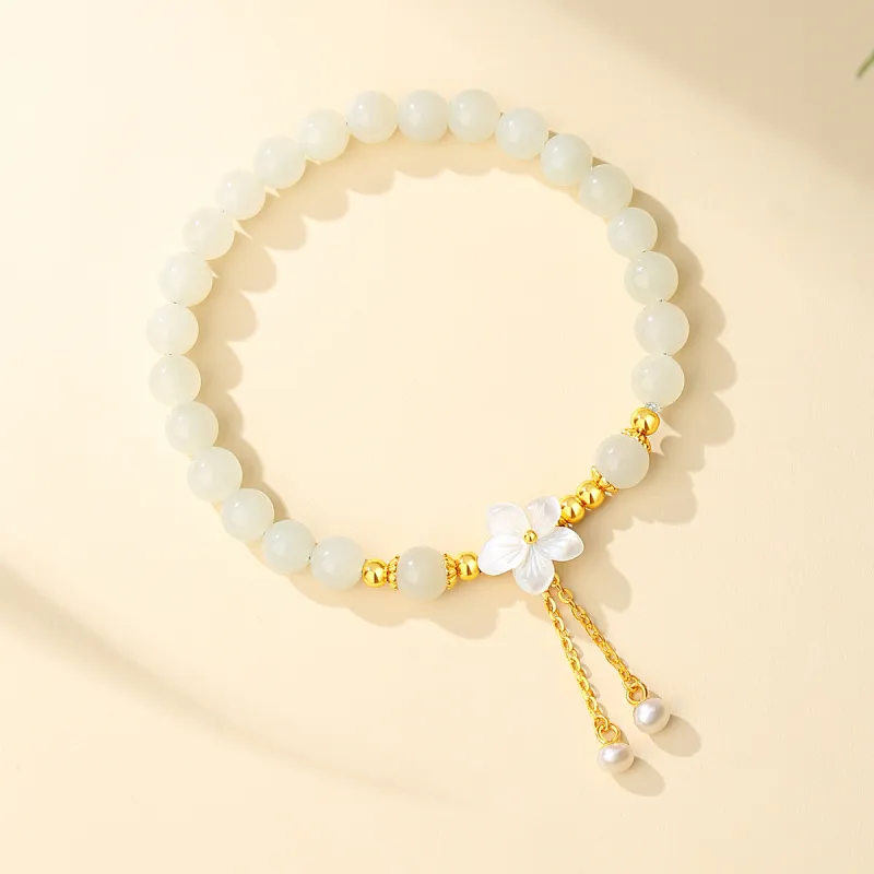 WINY Hetian Jade Bracelets White Jade/Pale Greenish White Jade Women's-3