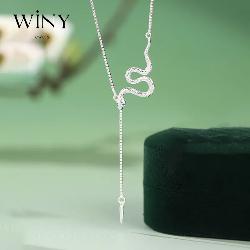 WINY 925 Sterling Silver Necklaces Women's-1