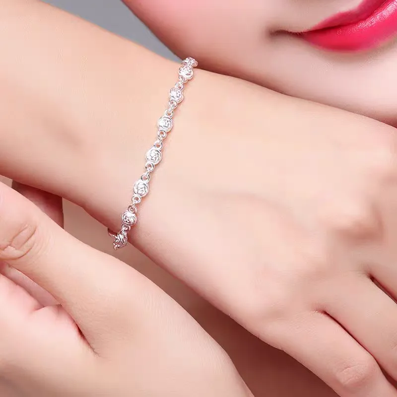 WINY S999 Fine Silver Bracelets Women's-5