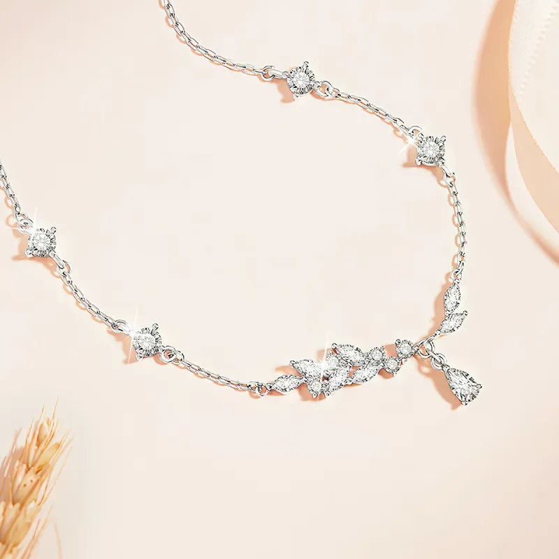 WINY 925 Sterling Silver Bracelets Women's Silver-4
