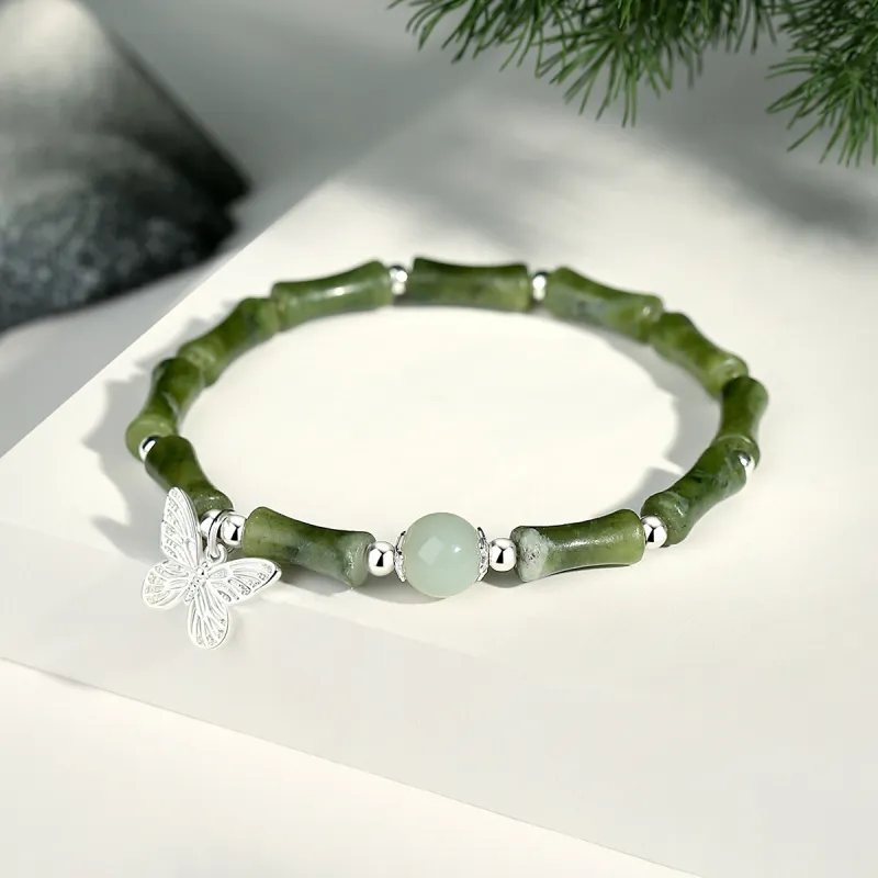 WINY Hetian Jade Bracelets White Jade/Pale Greenish White Jade Women's-3