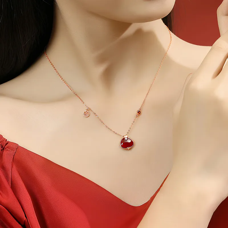 WINY Agate Jade Necklaces Women's-3
