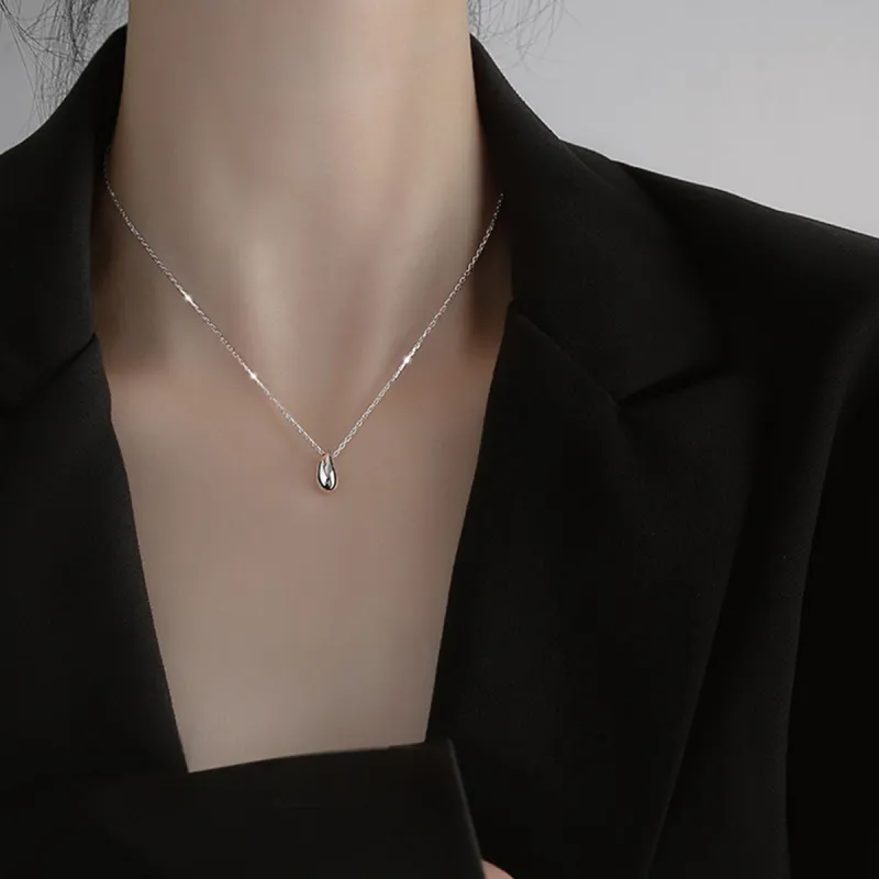 WINY 925 Sterling Silver Necklaces Women's Silver-2