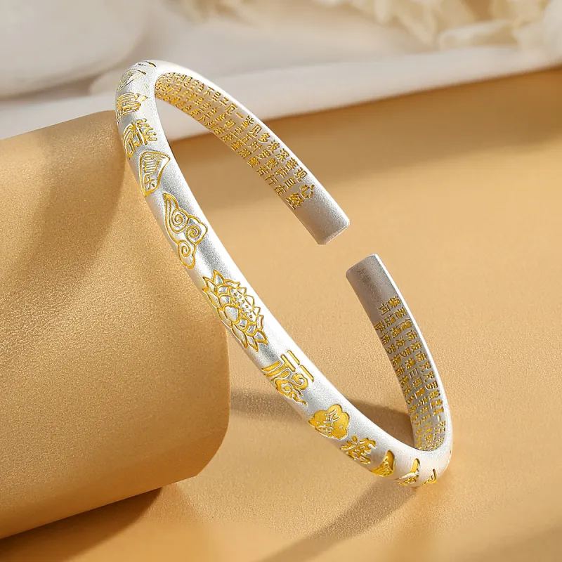 WINY 999 Fine Silver Sterling Silver Bracelets Women's Silver-1
