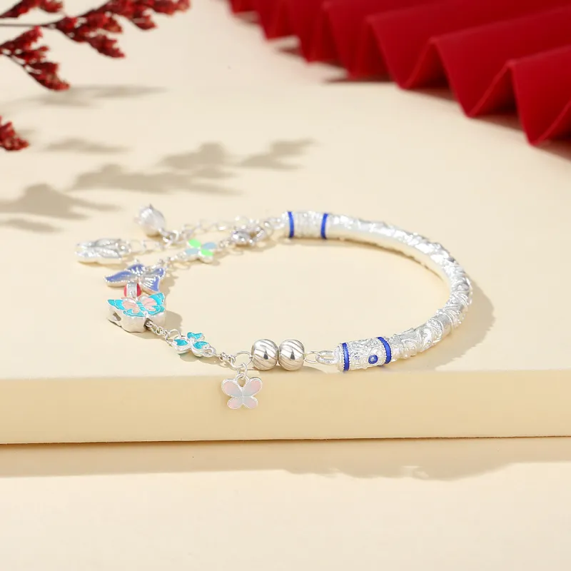 WINY 999 Fine Silver Sterling Silver Bracelets Women's-1