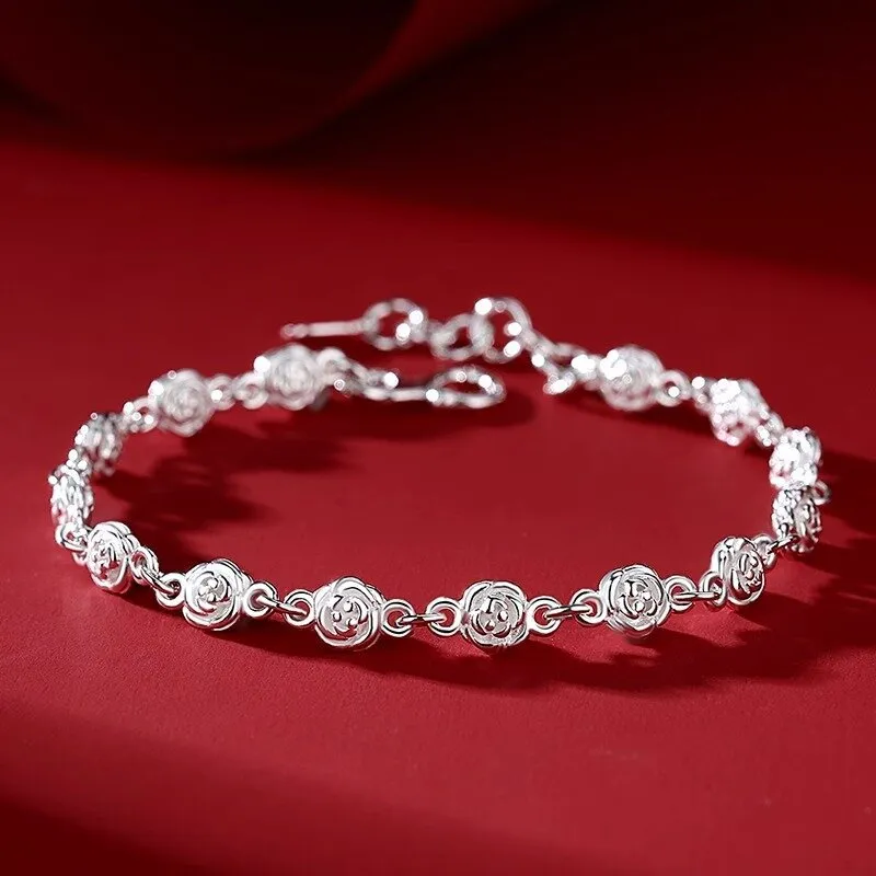 WINY S999 Fine Silver Bracelets Women's-2