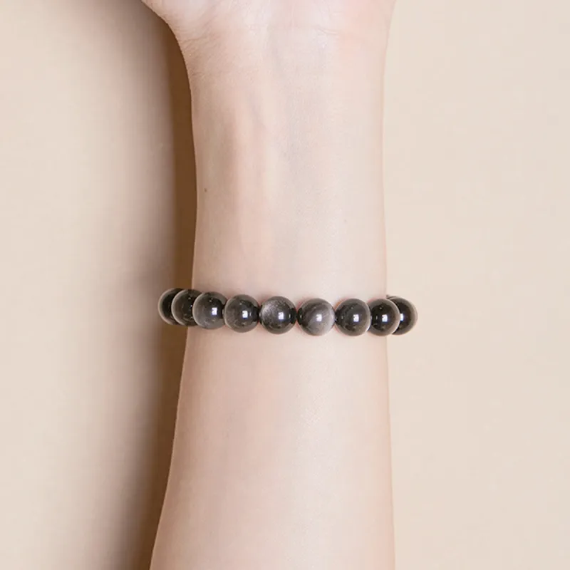 WINY Obsidian Jade Bracelets Unisex-4