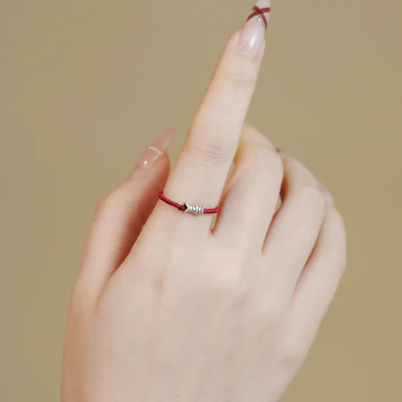 WINY 925 Sterling Silver Rings Women's Orange Red Blue Silver-8
