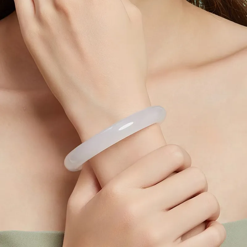 WINY Chalcedony Jade Bangles Women's-3