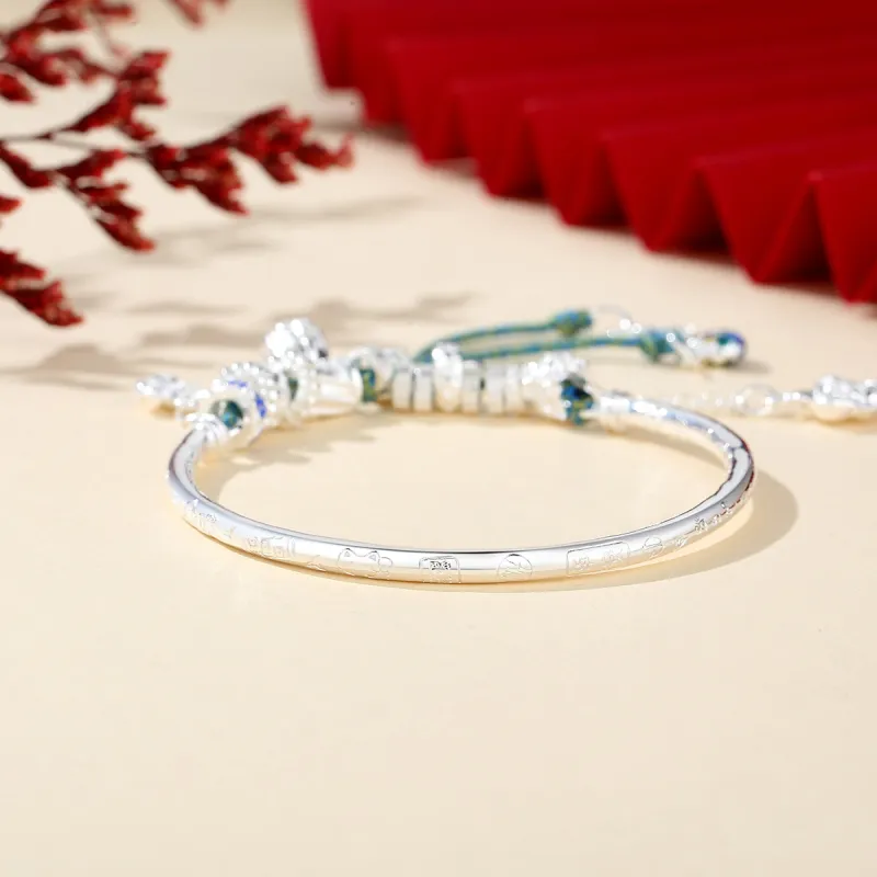 WINY 999 Fine Silver Bangles Women's-1