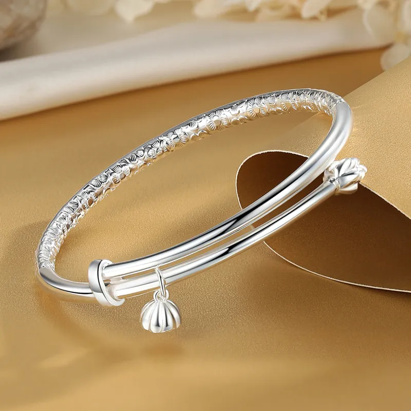 WINY S999 Sterling Silver Bracelets Women's Bestie/Couple Love Birthday Anniversary Confession Gift-3
