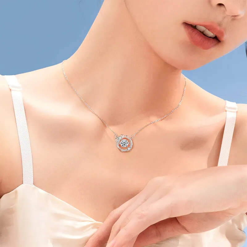 WINY 999 Fine Silver Necklaces Women's-5