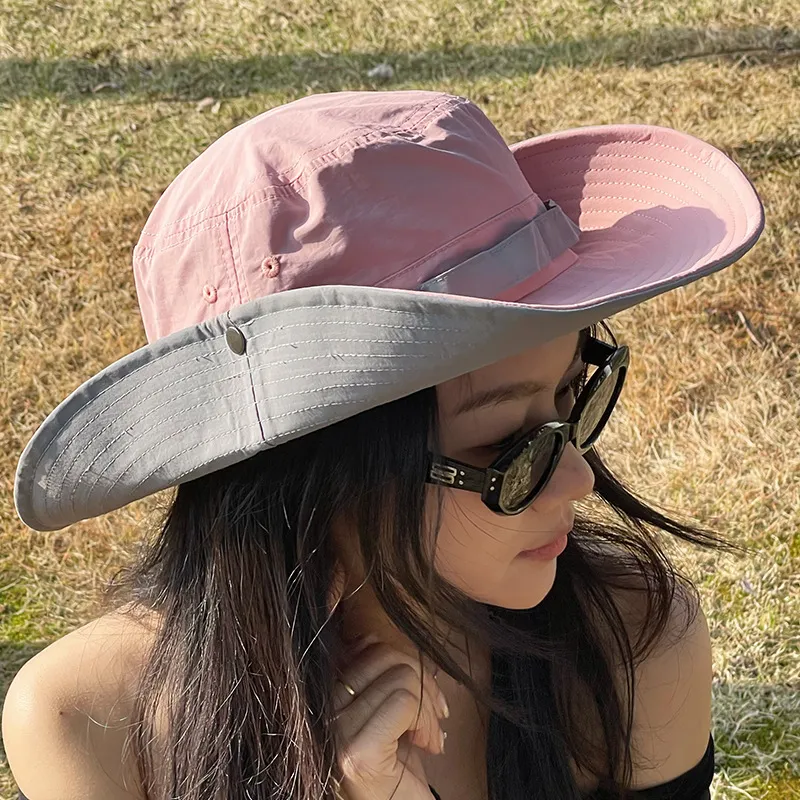 EEEENO Cotton Bucket Hats Unisex-11