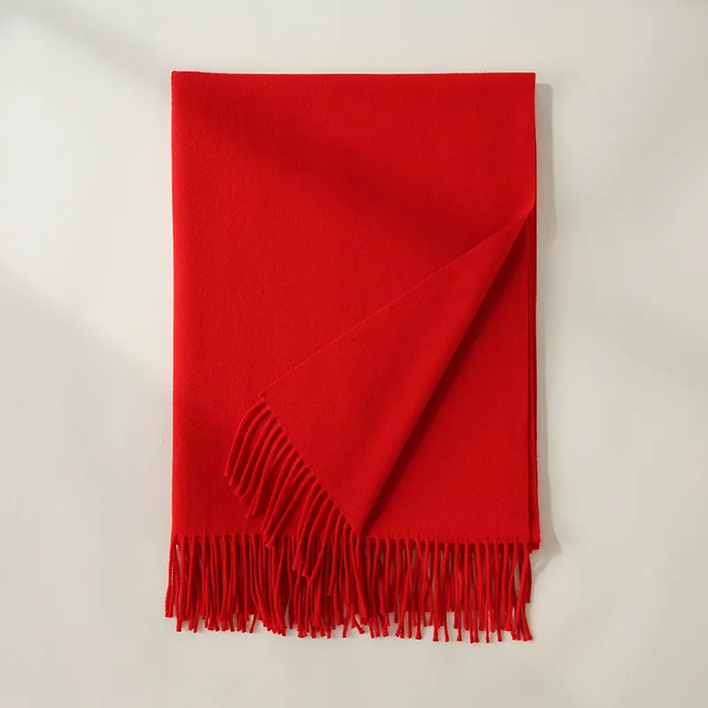 EEEENO Polyester Knit Scarves Unisex-5