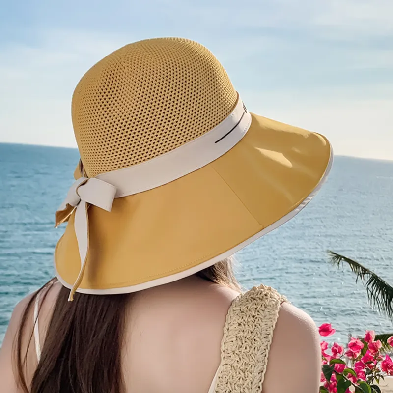 EEEENO Polyester Bucket Hats Women's-3