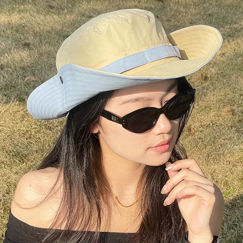 EEEENO Cotton Bucket Hats Unisex-5
