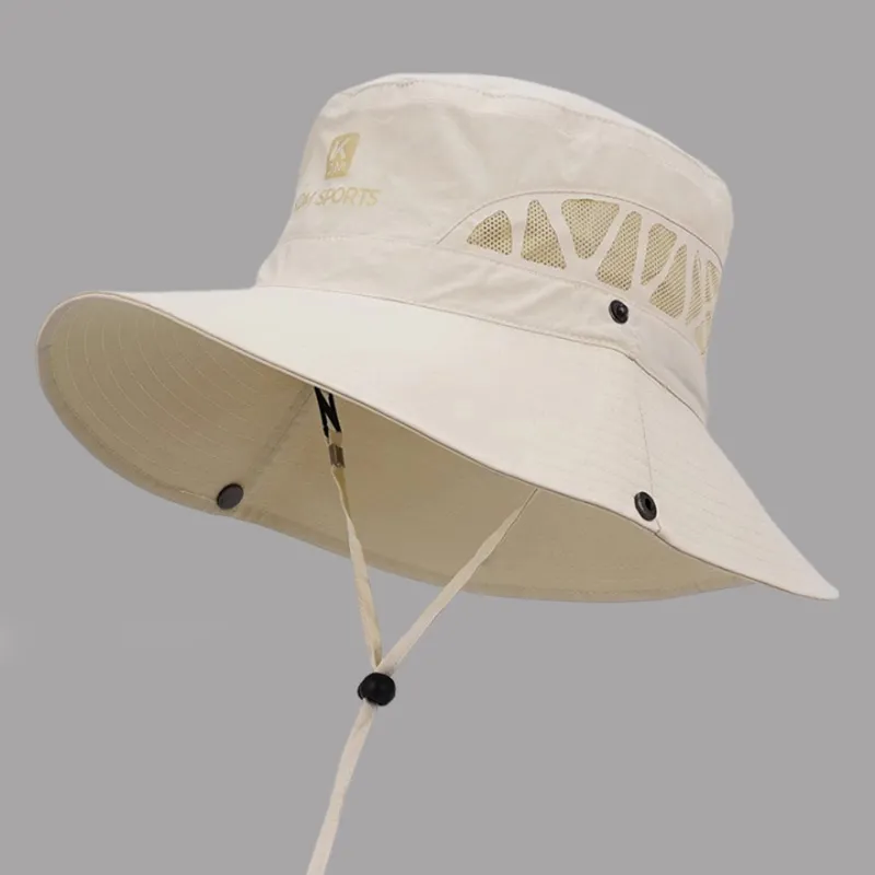 EEEENO Polyester Bucket Hats Unisex-3