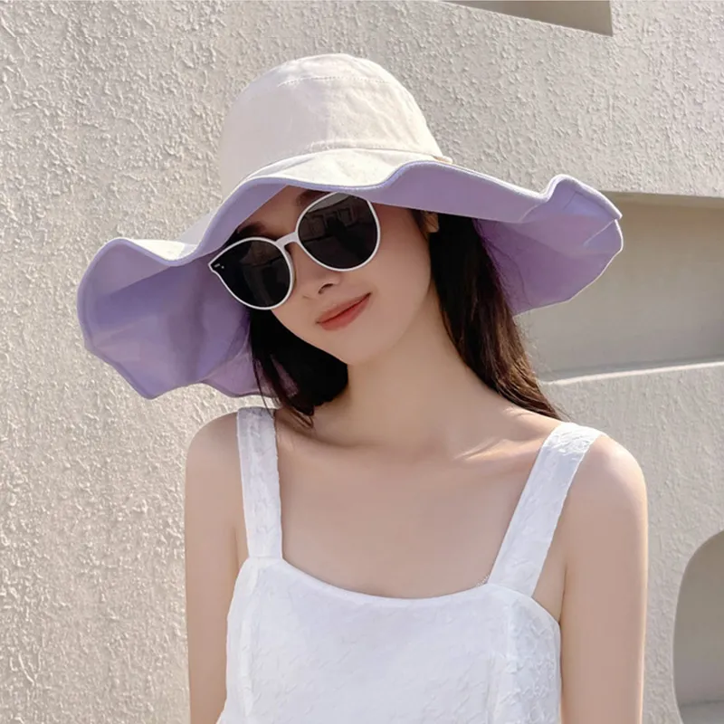 EEEENO Cotton Bucket Hats Unisex-1