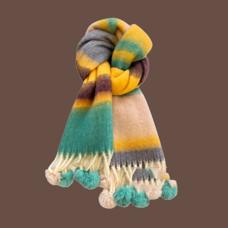 EEEENO Knit Scarves Women's-8