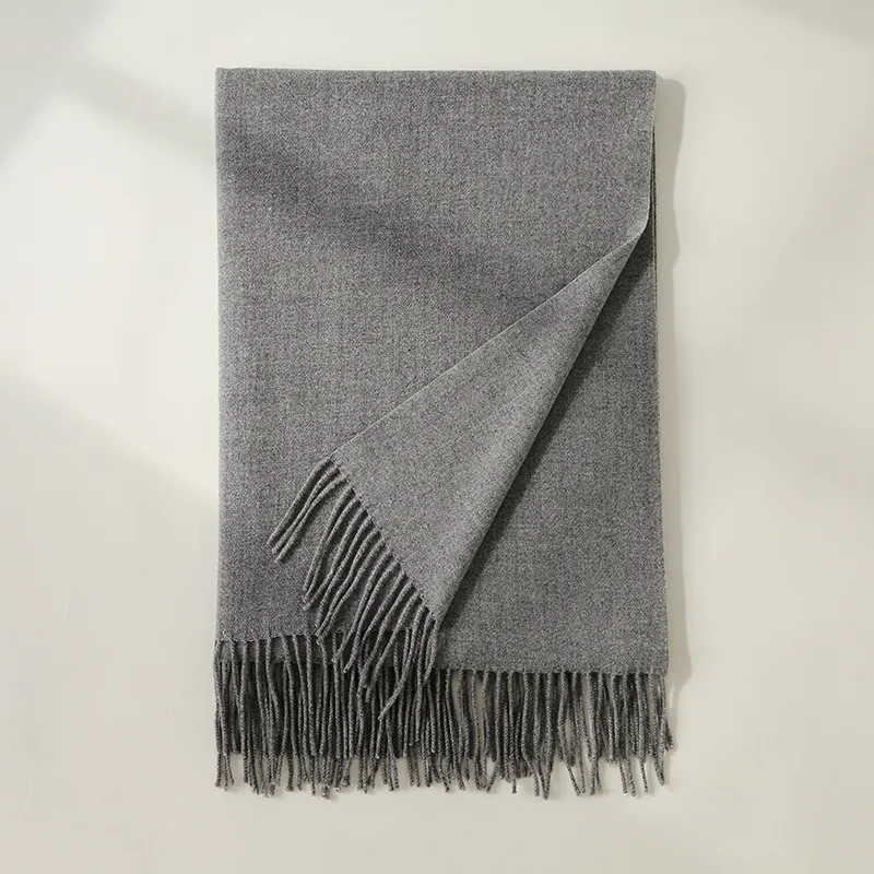 EEEENO Polyester Knit Scarves Unisex-23