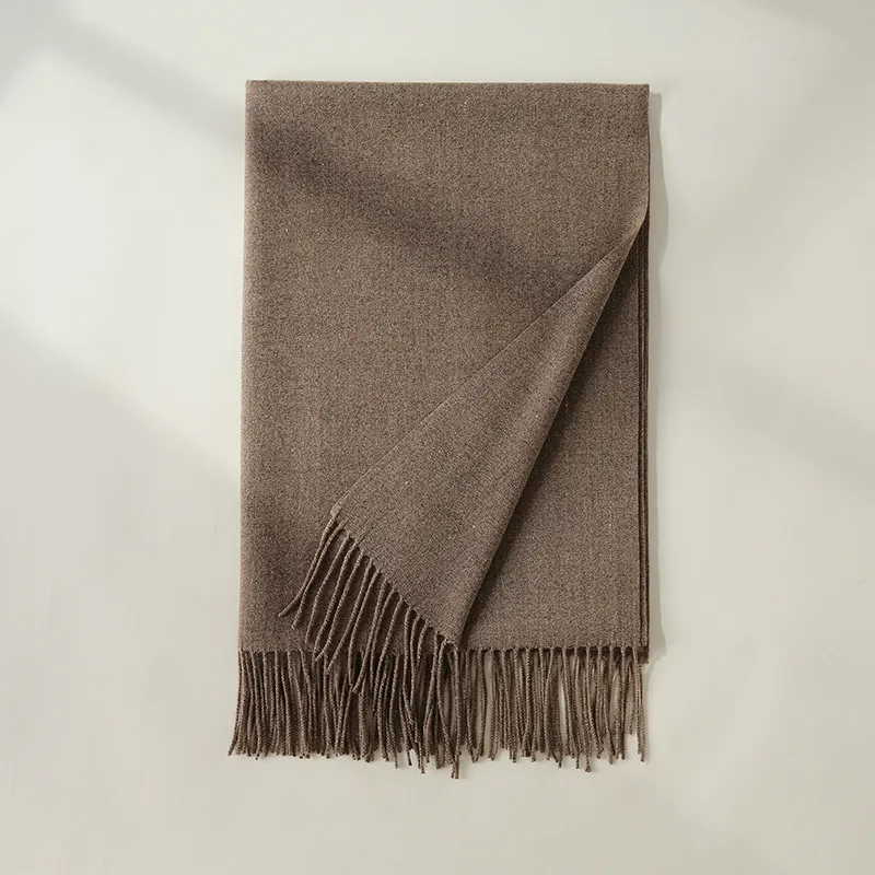EEEENO Polyester Knit Scarves Unisex-9