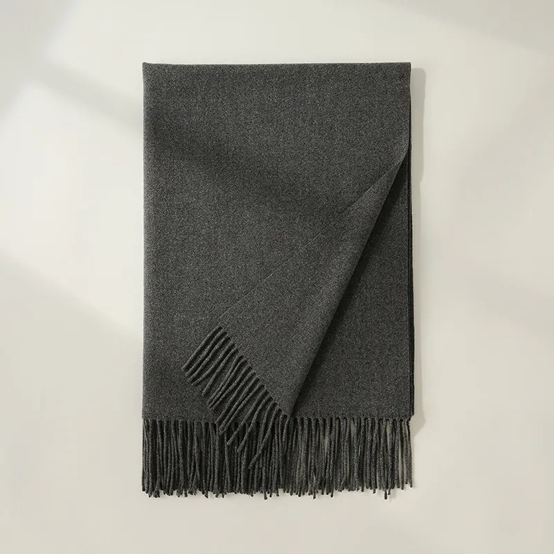 EEEENO Polyester Knit Scarves Unisex-21