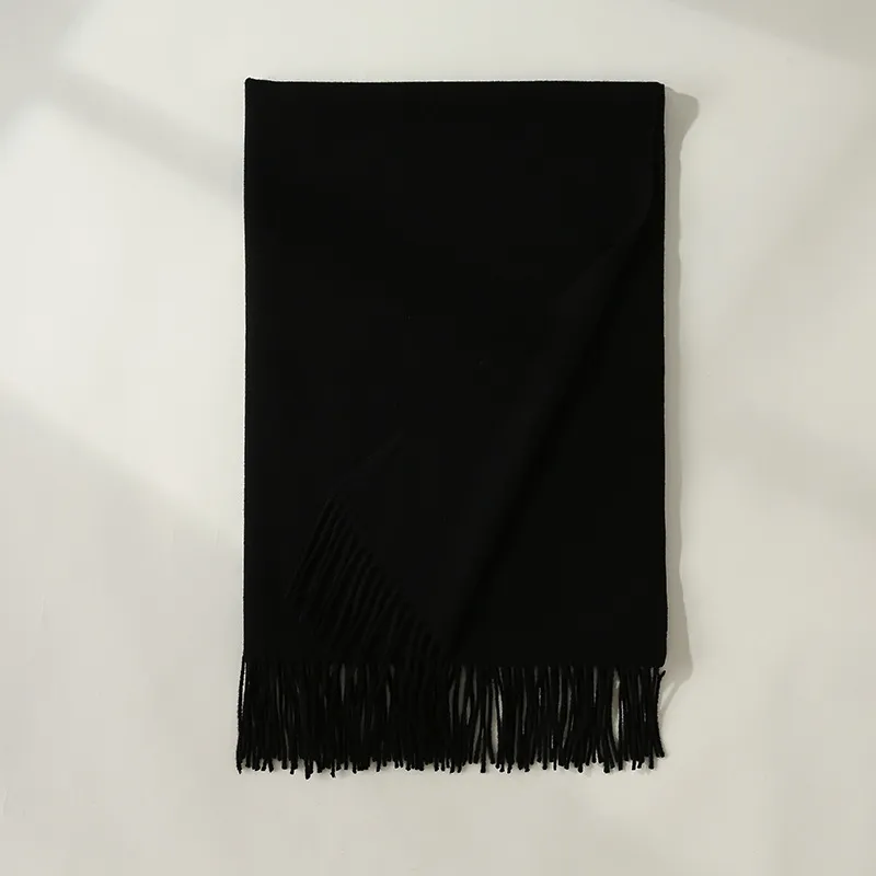 EEEENO Polyester Knit Scarves Unisex-19