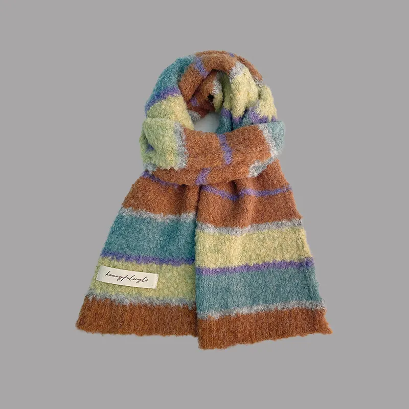 EEEENO Knit Scarves Women's-11