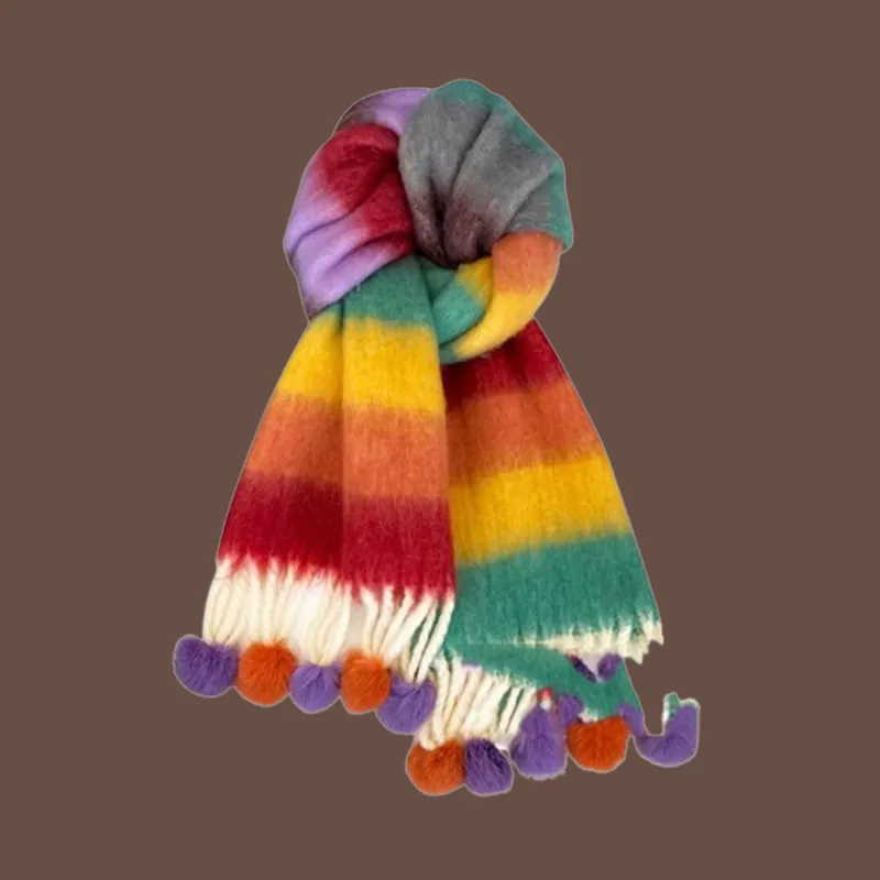 EEEENO Knit Scarves Women's-1