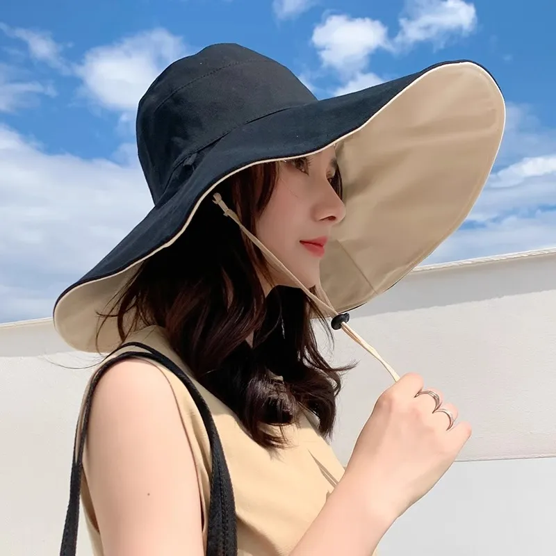 EEEENO Cotton Bucket Hats Unisex-18
