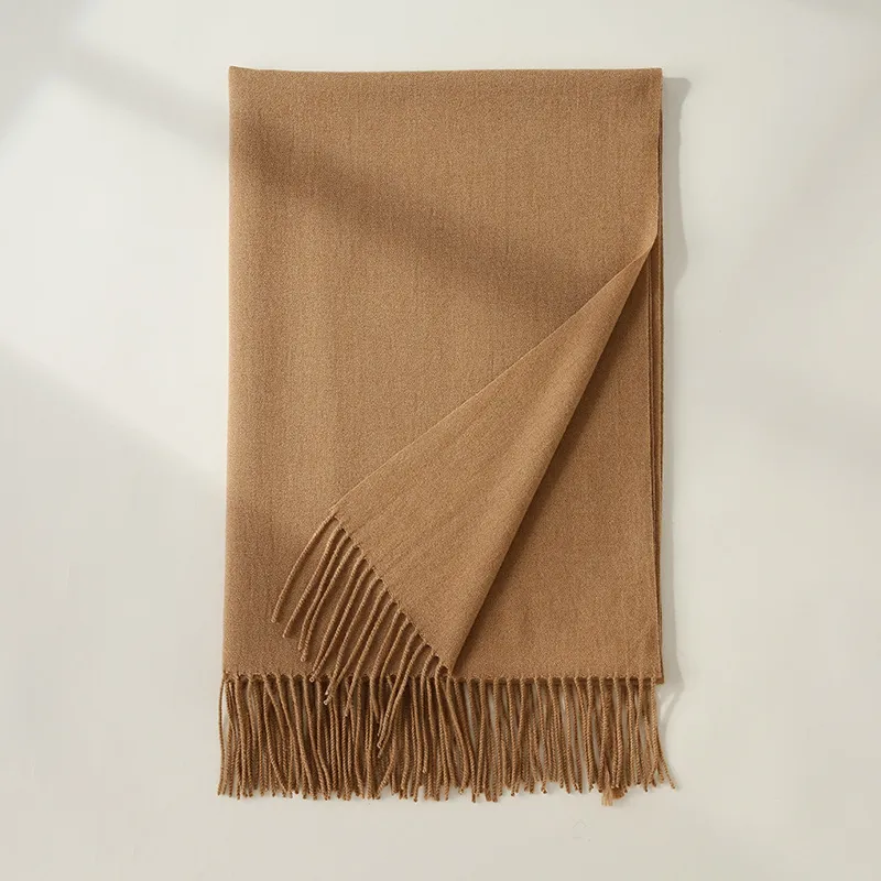 EEEENO Polyester Knit Scarves Unisex-15