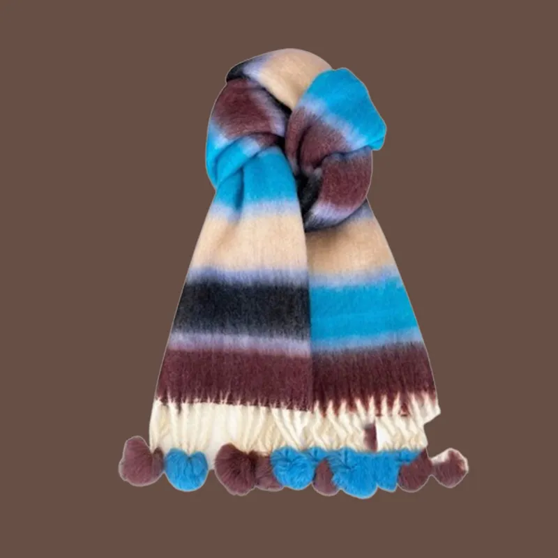 EEEENO Knit Scarves Women's-12