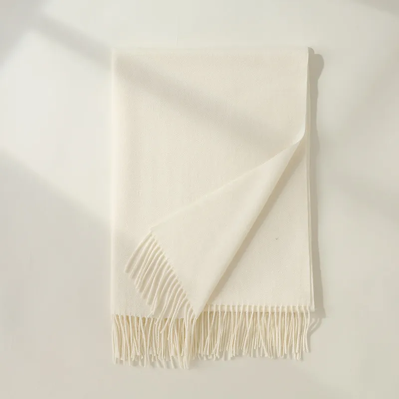 EEEENO Polyester Knit Scarves Unisex-13