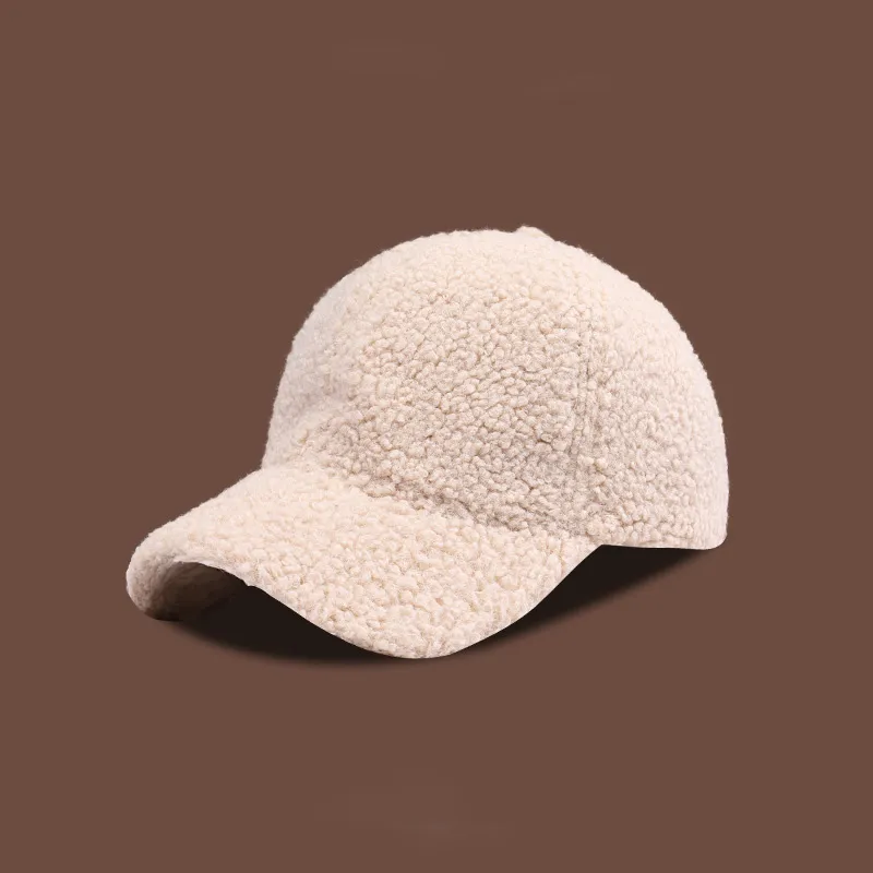 EEEENO Lambswool Baseball Caps Unisex-13