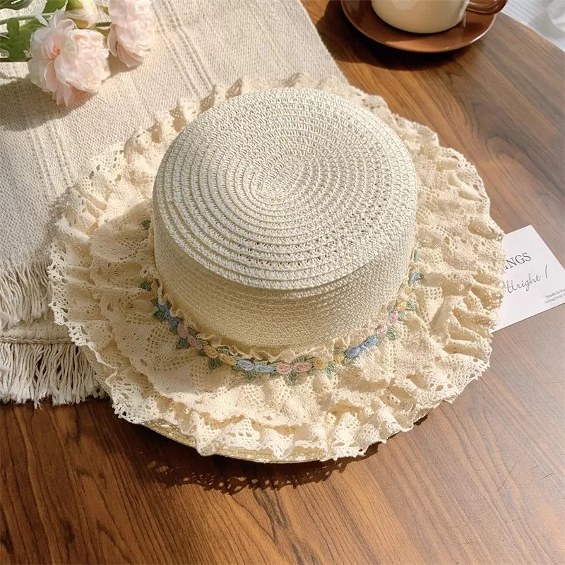 EEEENO Paper Reed Bucket Hats Unisex-4