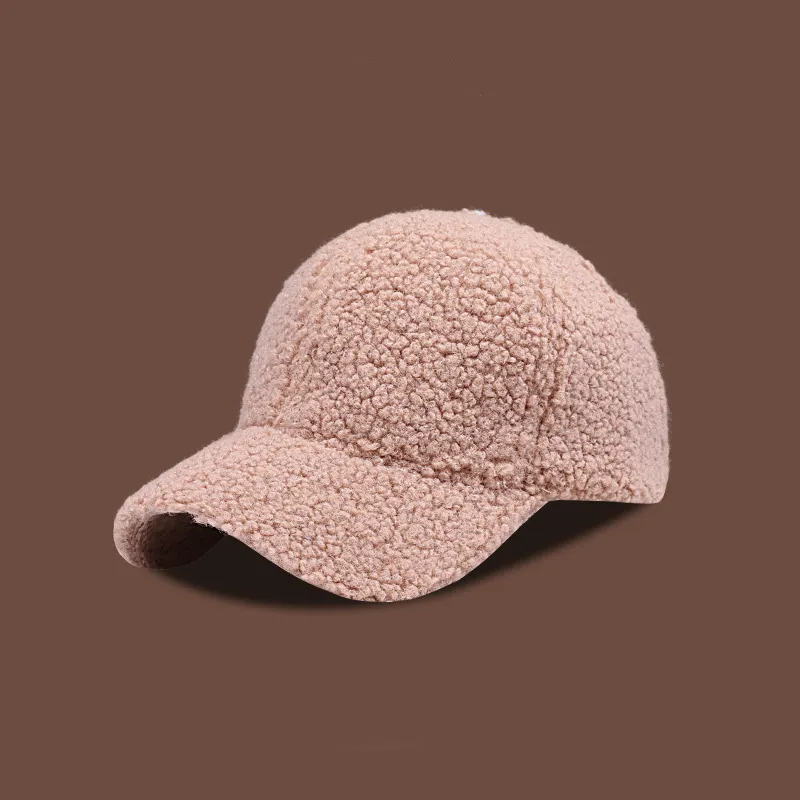 EEEENO Lambswool Baseball Caps Unisex-9