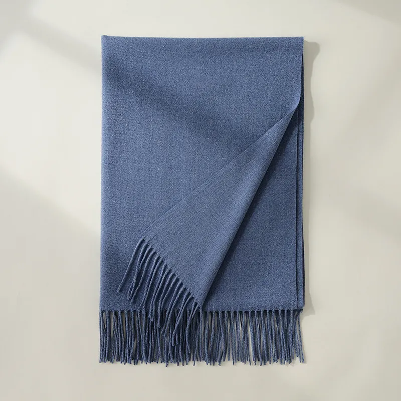 EEEENO Polyester Knit Scarves Unisex-25