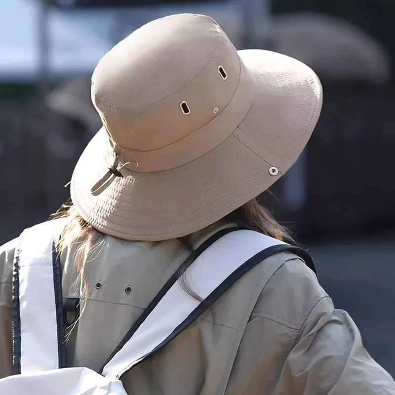 EEEENO Cotton Bucket Hats Unisex-5