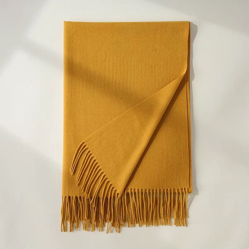 EEEENO Polyester Knit Scarves Unisex-17