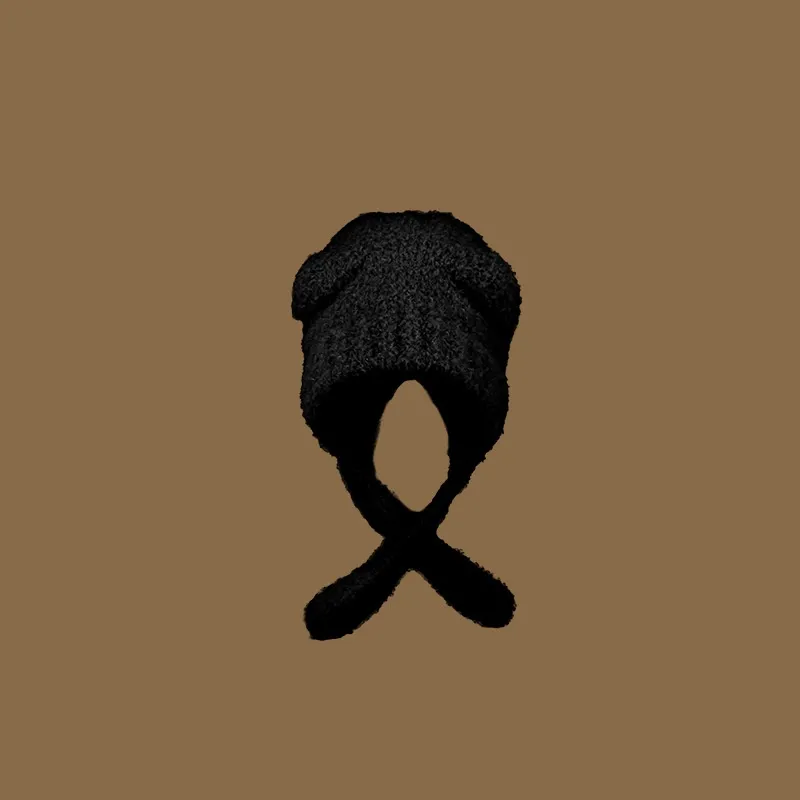 EEEENO Teddy Fleece Beanies Unisex-4