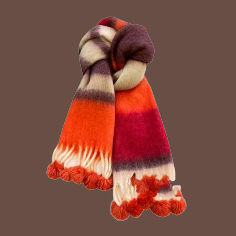 EEEENO Knit Scarves Women's-16