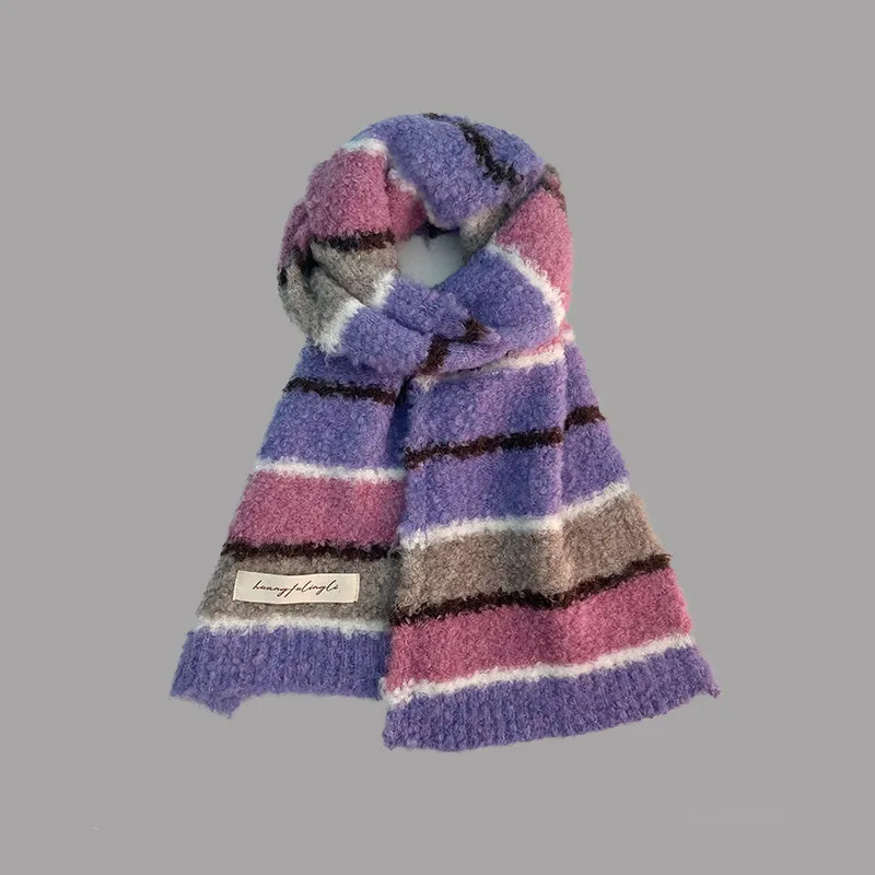 EEEENO Knit Scarves Women's-5