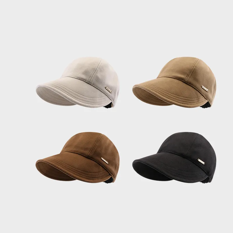 EEEENO Woolen Baseball Caps Women's-1